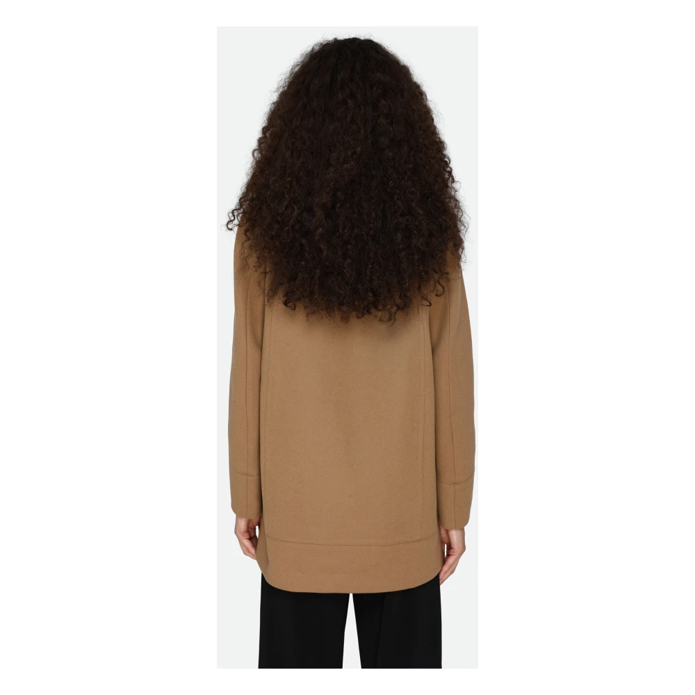 pinko Kameel Dubbel-Borst Jas Brown Dames
