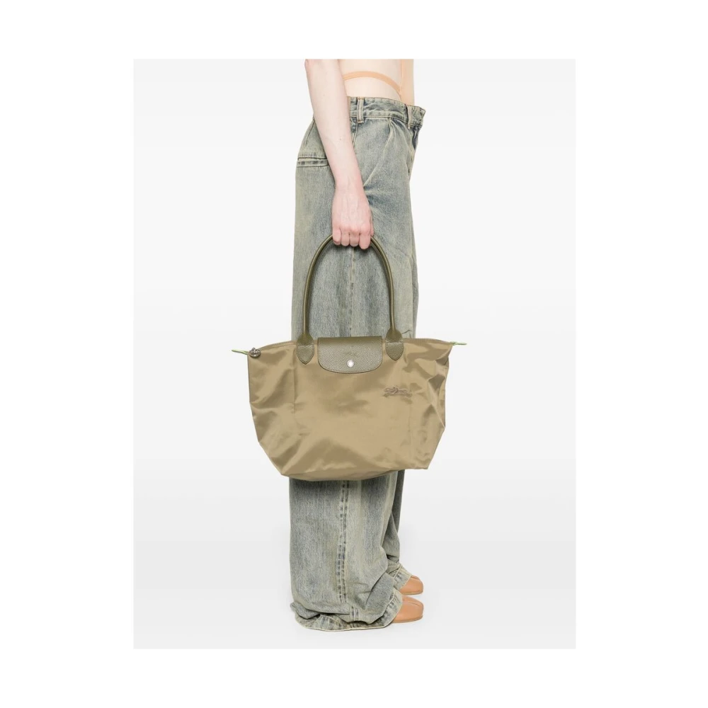 Longchamp Olijfgroene Lichtgewicht Schoudertas Green Dames