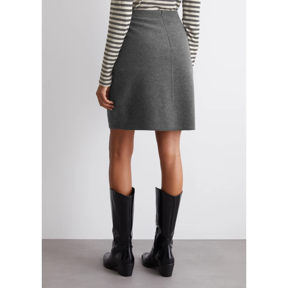 Marc O'Polo Wollen minirok gevormd Gray Dames