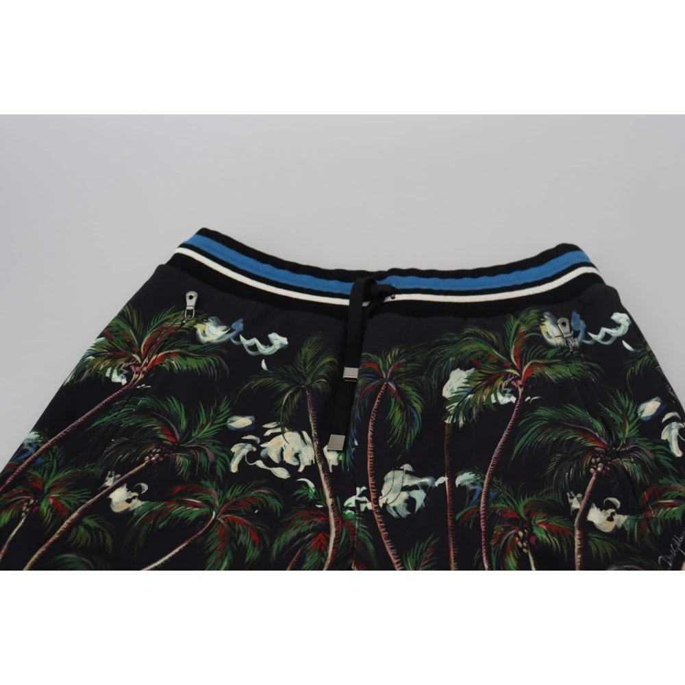 Dolce & Gabbana Vulkaanprint Casual Shorts Multicolor Heren