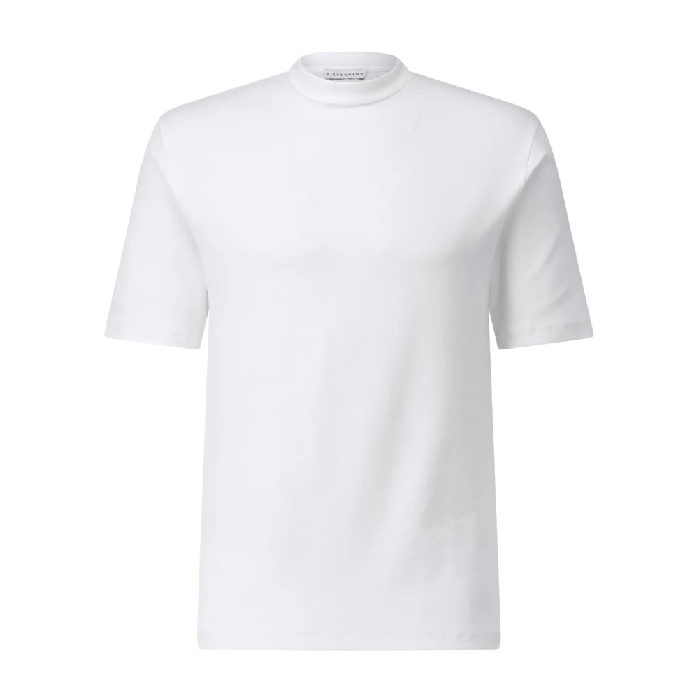 Kiefermann Klassiek katoenen T-shirt White Heren