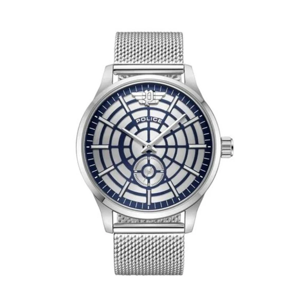 Police Men's Gray Stainless Steel Quartz Analog Watch