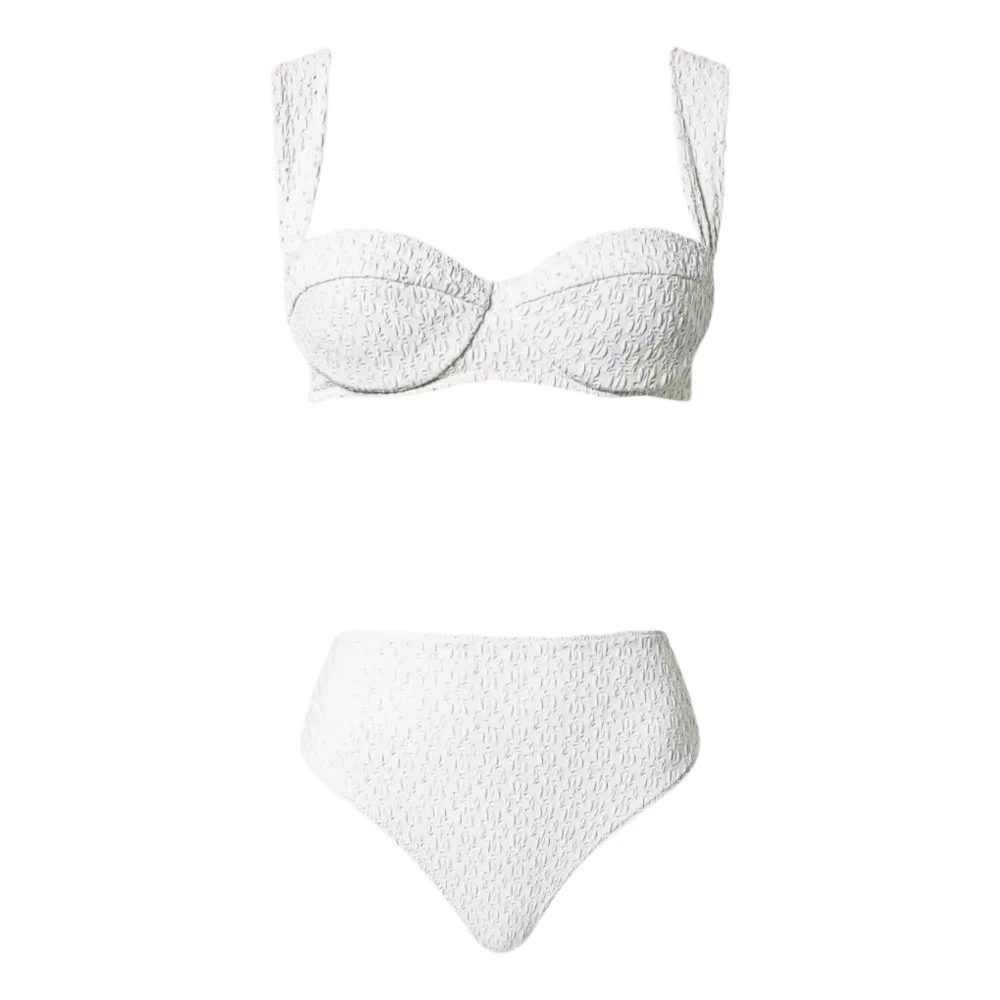 Twinset Wit Zee Geborduurde Bikini Set White Dames