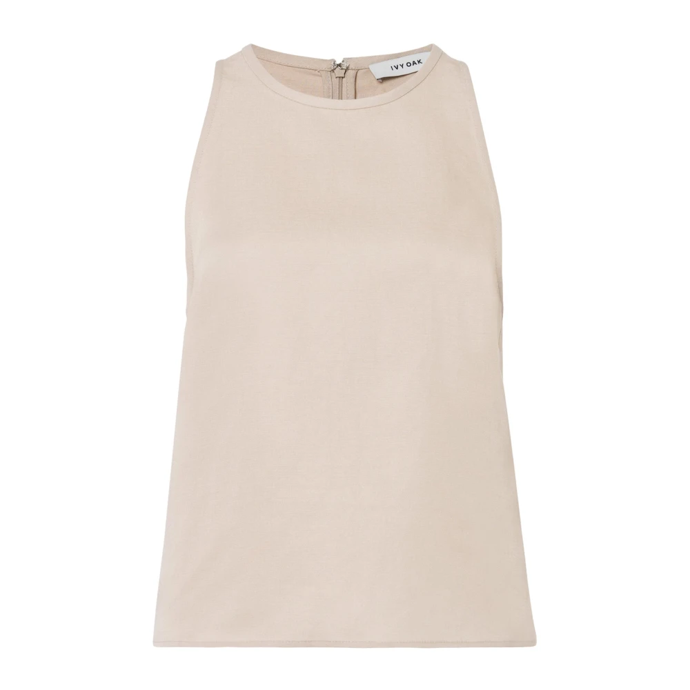 IVY OAK Sleeveless Tops Beige Dames