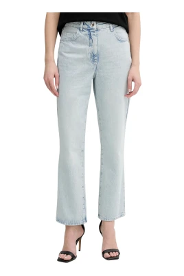 High Waist Cigarette Jeans