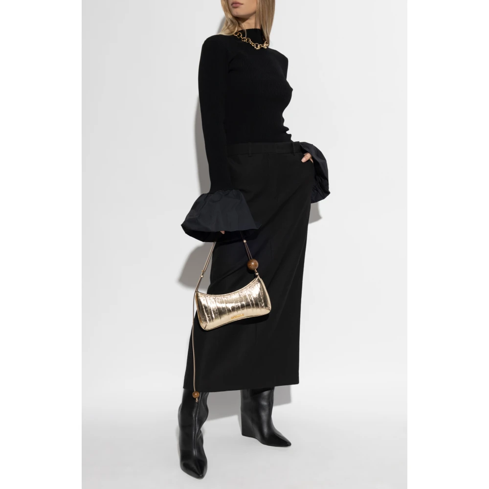 Rotate Birger Christensen Top met uitlopende mouwen Black Dames