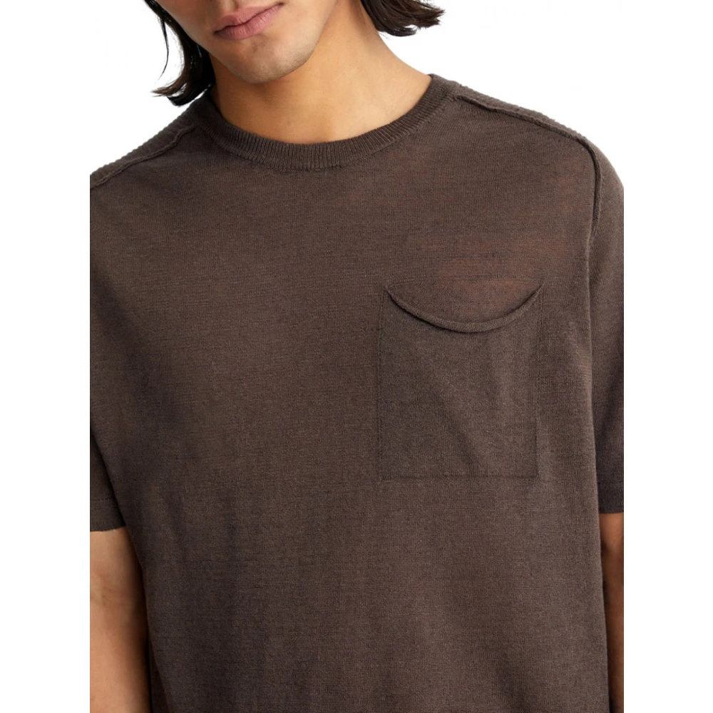 Liu Jo Bruine Casual T-shirt Brown Heren