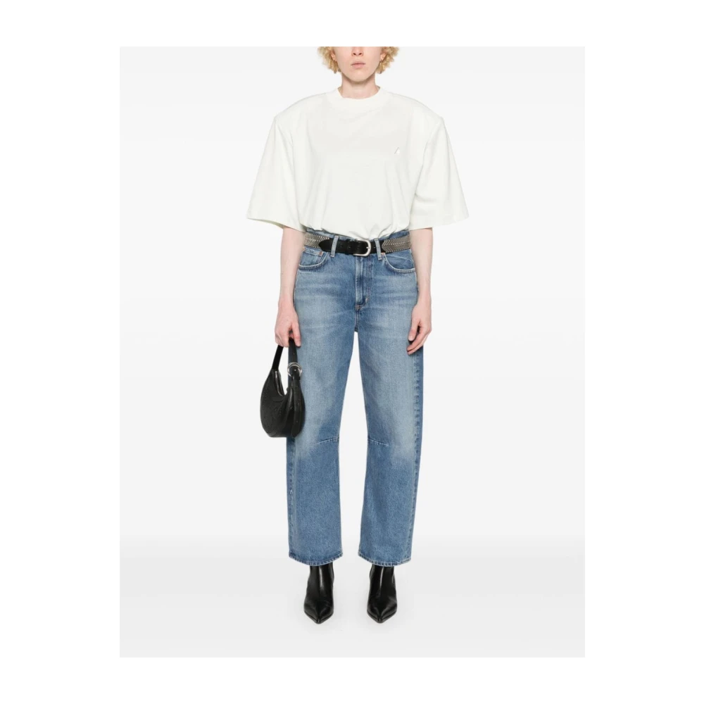 Citizens of Humanity Relaxed Tapered Barrel Leg Jeans Blue Dames