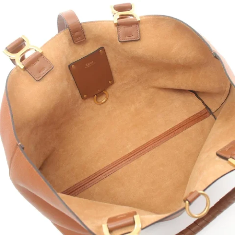 Chloé Pre-owned Leather handbags Brown Dames