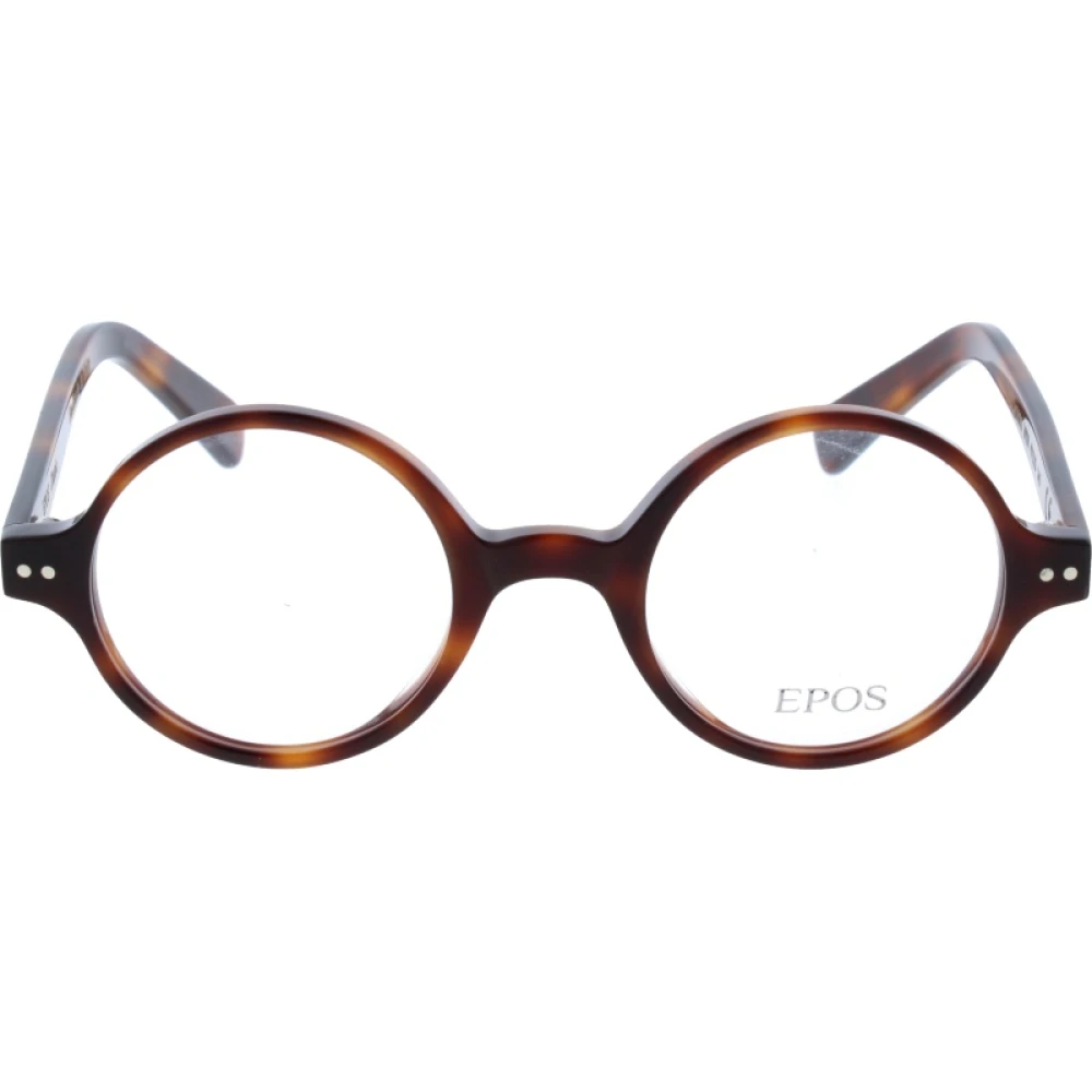 Epos Iconische Brilmonturen met 3-jarige Garantie Brown Unisex