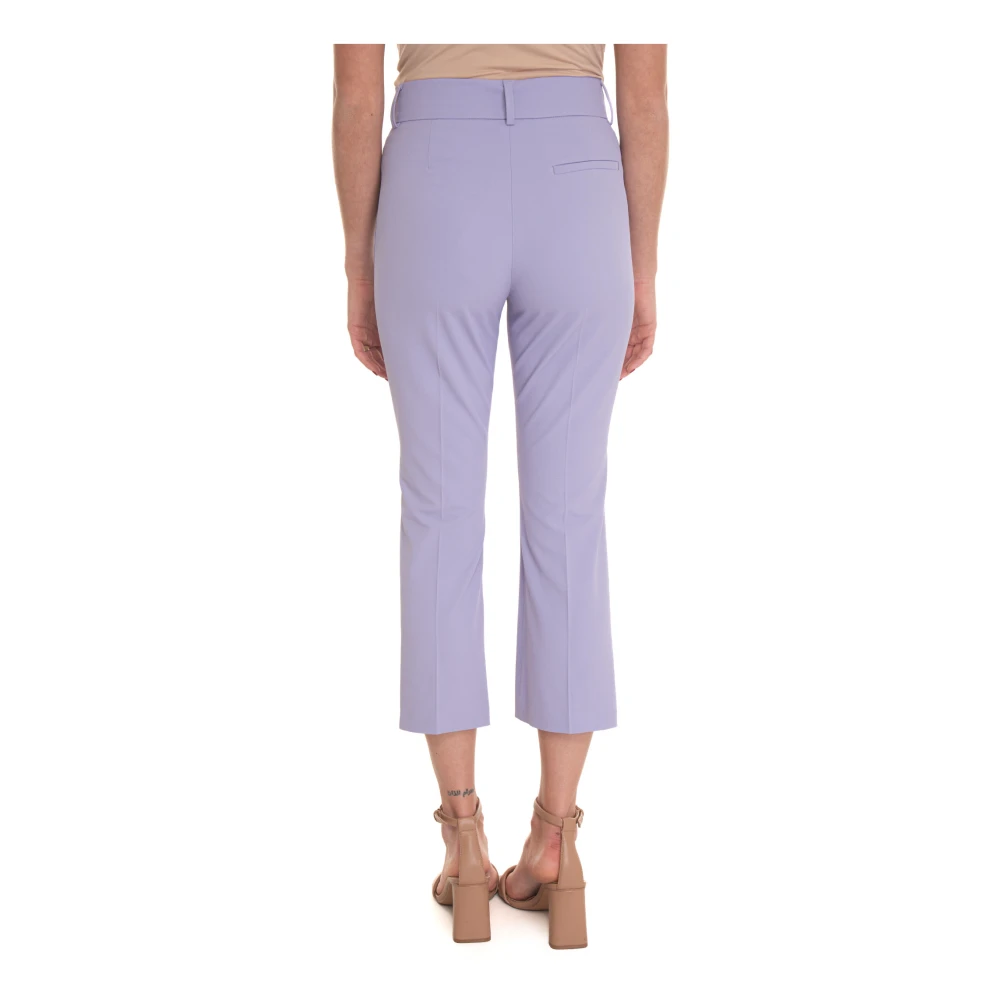 Liu Jo Cropped trousers Purple Dames