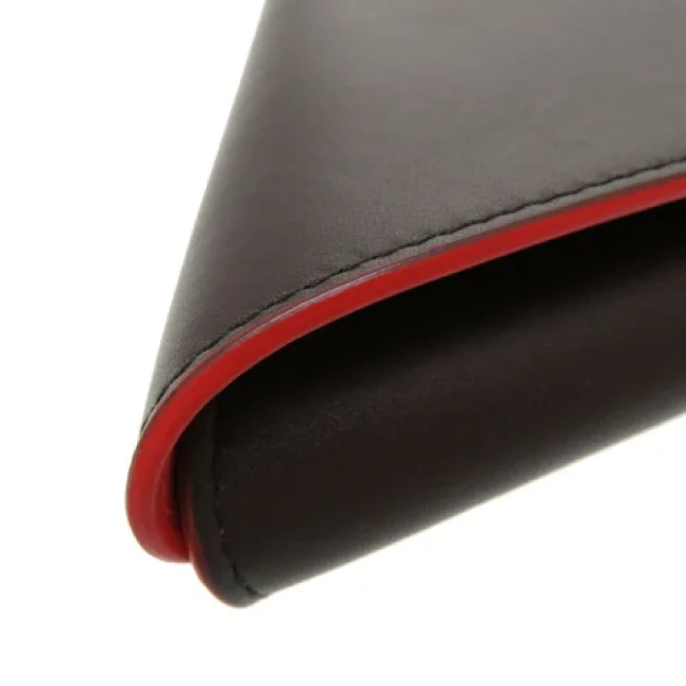 Bottega Veneta Vintage Pre-owned Leather clutches Black Dames
