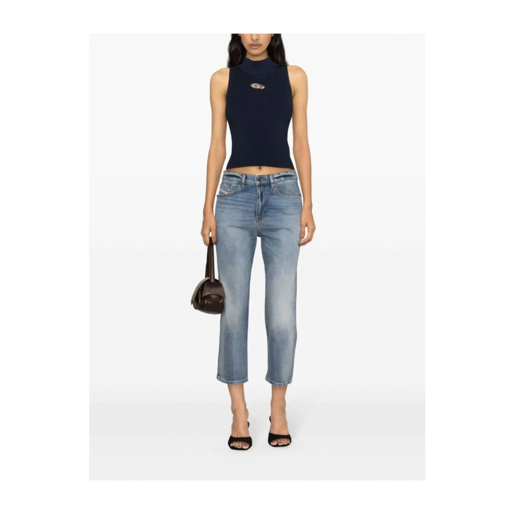 Diesel Cropped Jeans Blue Dames