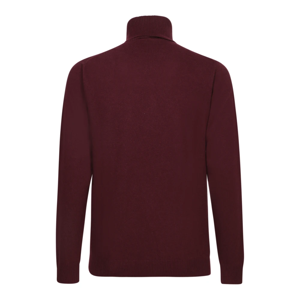 Daniele Fiesoli Bordeaux Gebreide Kleding Aw24 Brown Heren