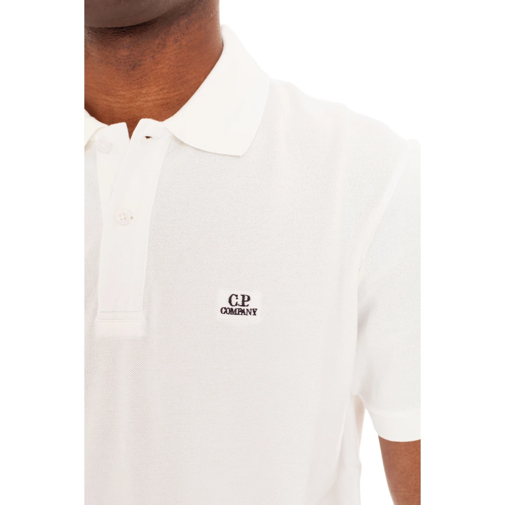 C.P. Company Polo Shirts White Heren
