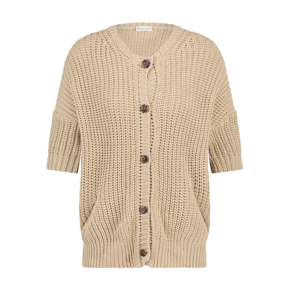 Jane Lushka Cardigans Beige Dames
