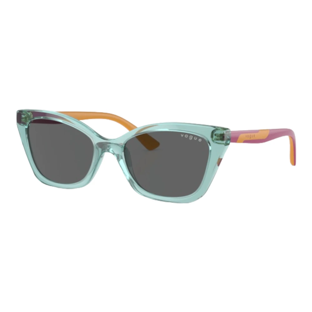 Vogue Women's Blue Cat-Eye Multicolor Sunglasses