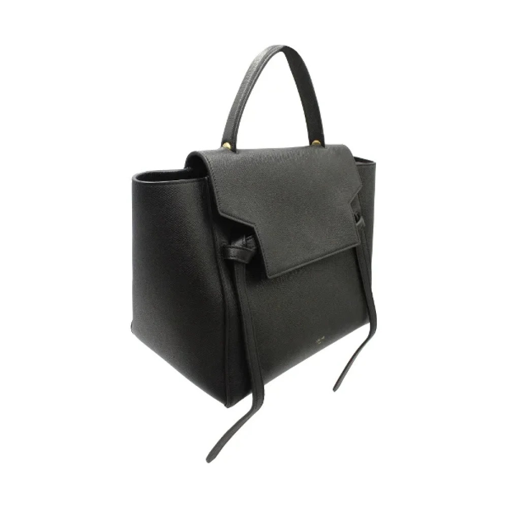 Celine Vintage Pre-owned Leather celine-bags Black Dames