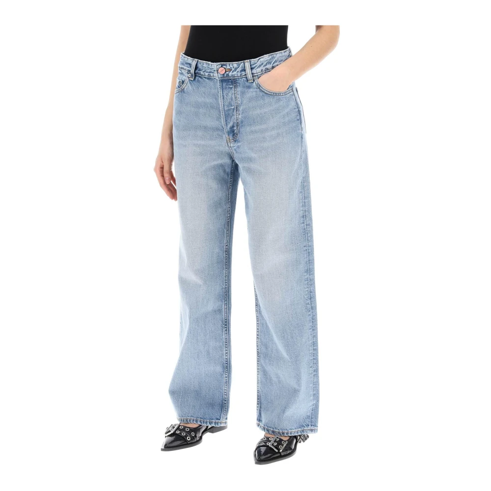 Ganni Loose-fit Jeans Blue Dames