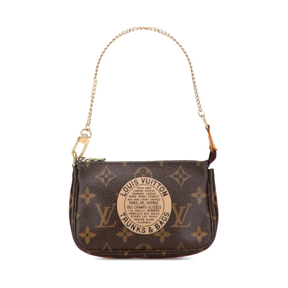 Louis Vuitton Vintage Women's Brown Pre-Owned Designer Evening Bag