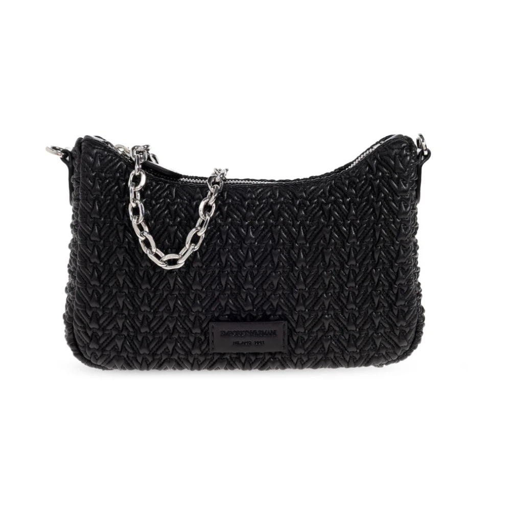 Emporio Armani Women's Black Baguette Mini Shoulder Bag