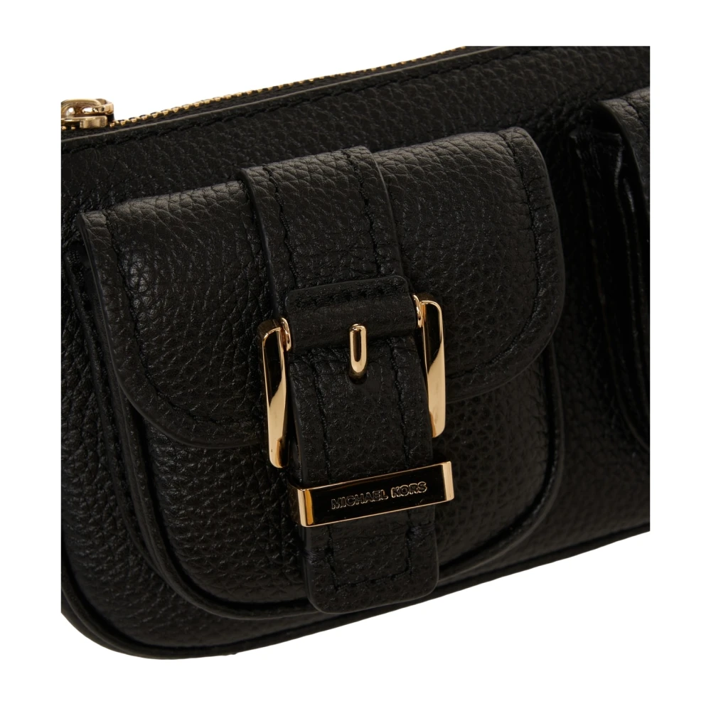 Michael Kors Zwarte Schoudertas 'Zoe' Black Dames