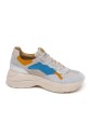 chaussure-cuir-sky-beige-argent-jaune-bleu