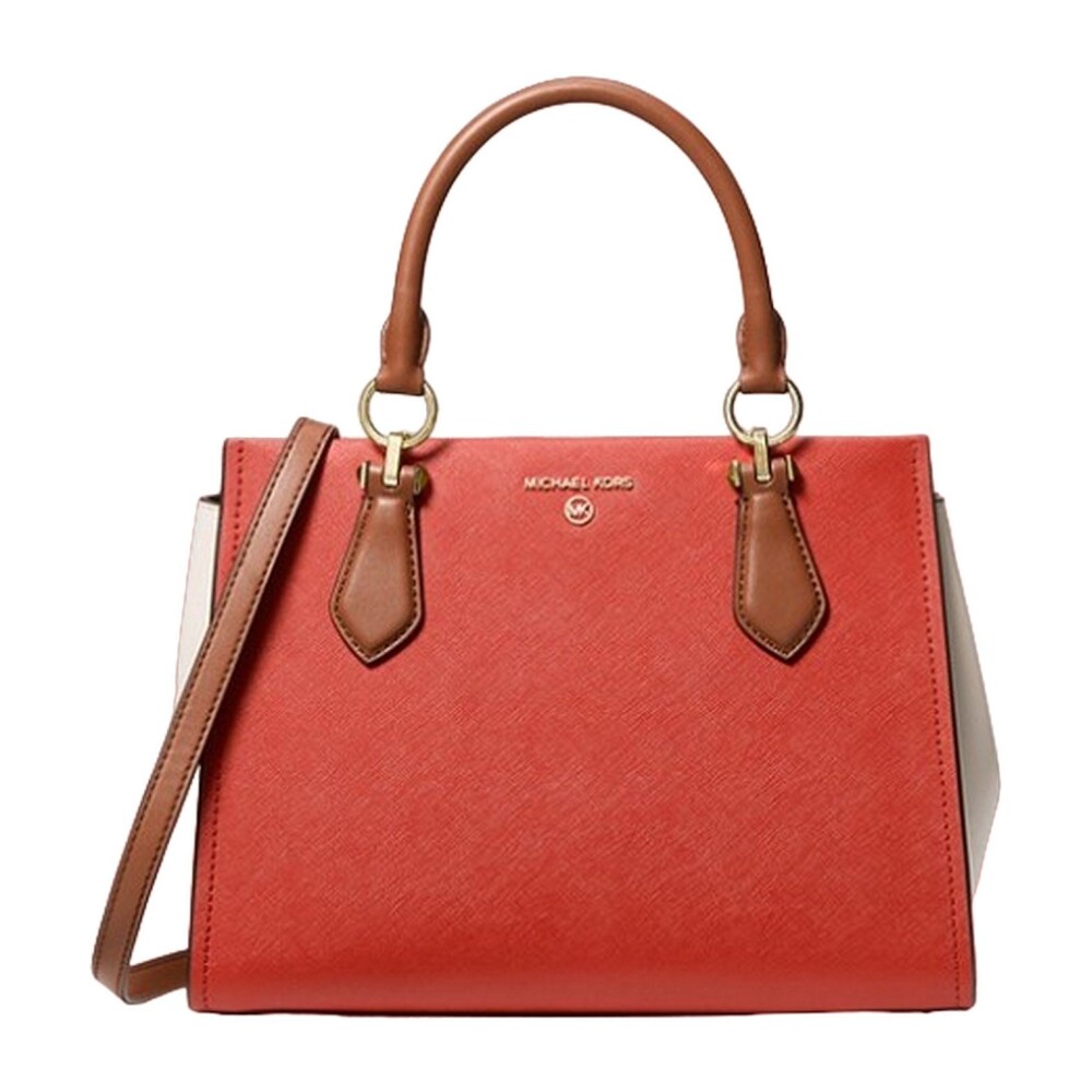 Michael kors red shoulder on sale bag