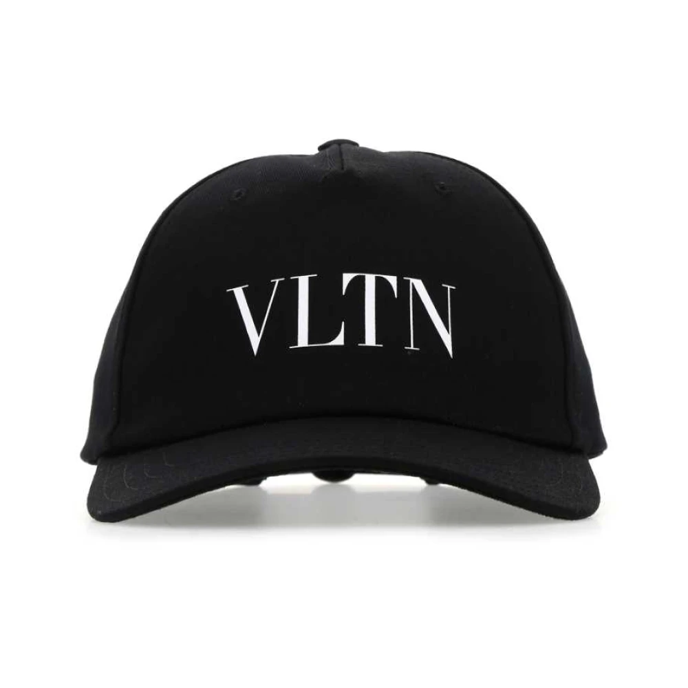 Valentino Garavani Men's Black Hats & Caps, 59 Cm, Gabardine Baseball Cap