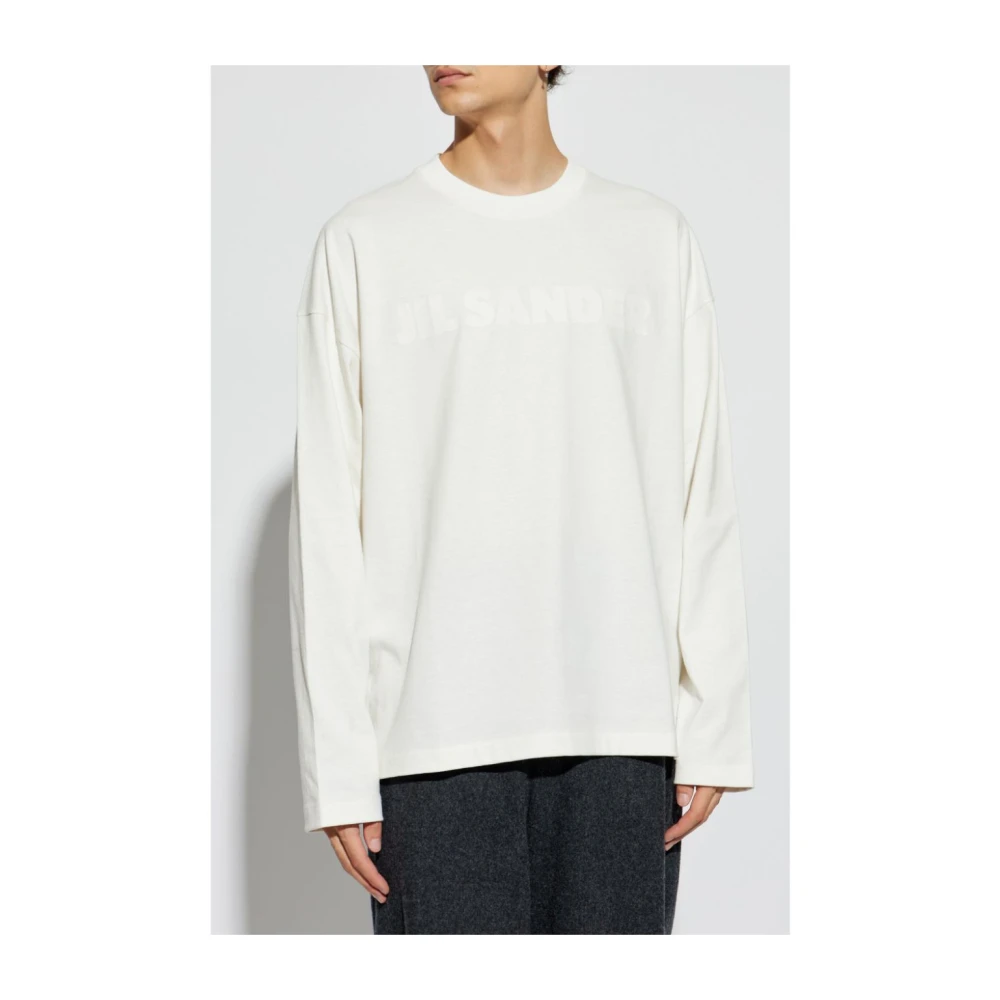 Jil Sander Heren T-Shirts & Polos Bianco Ss25 White Heren