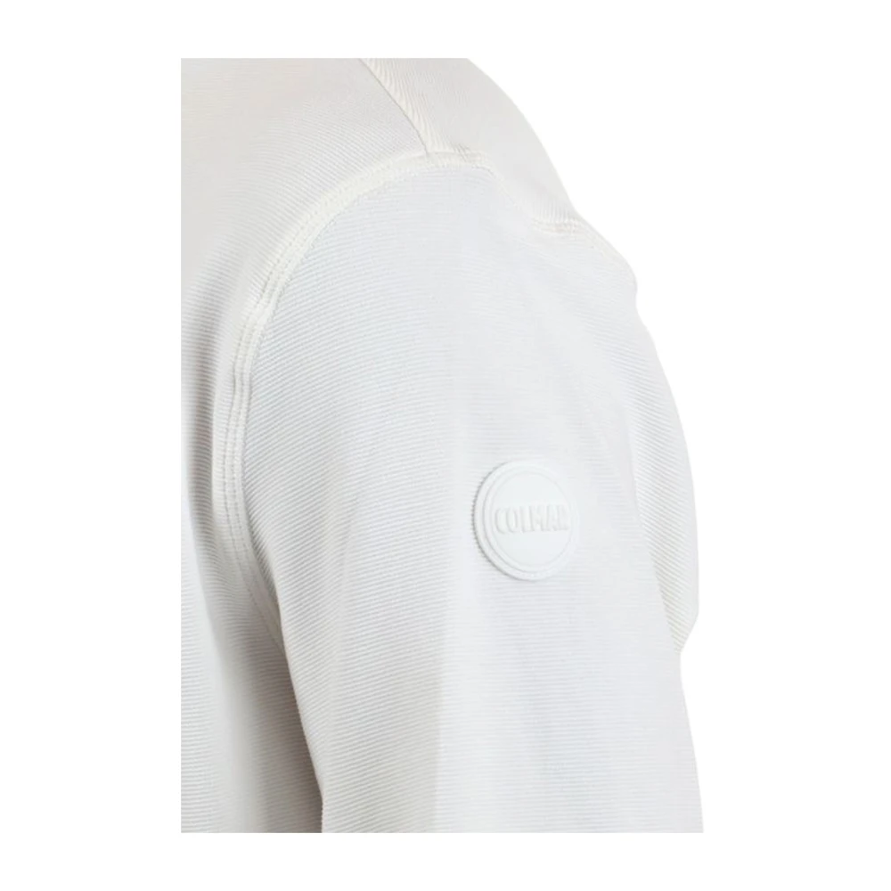 Colmar Elegante witte sweatshirt met tonaal logo White Heren