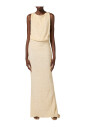 robe-elegante-jaune-a-col-v-profond