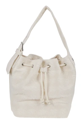 T Monogram Terry Oversized Bucket Bag