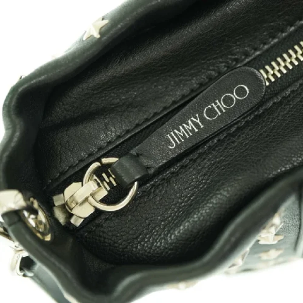 Jimmy Choo Pre-owned Leather shoulder-bags Black Dames