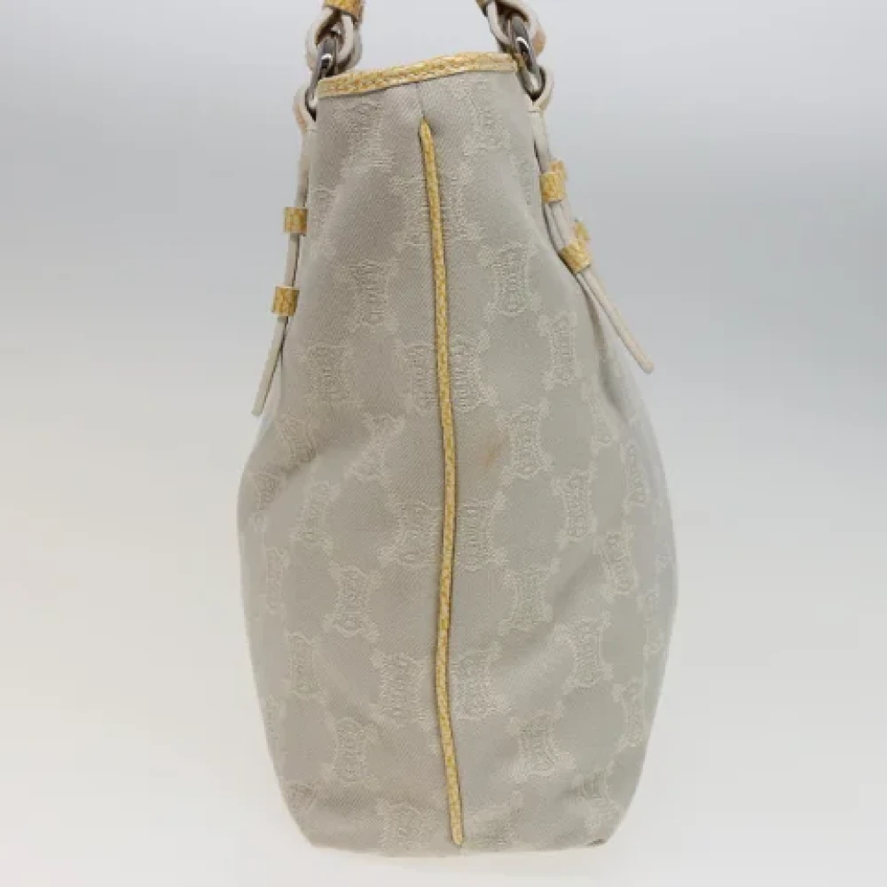 Celine Vintage Pre-owned Canvas totes Yellow Dames