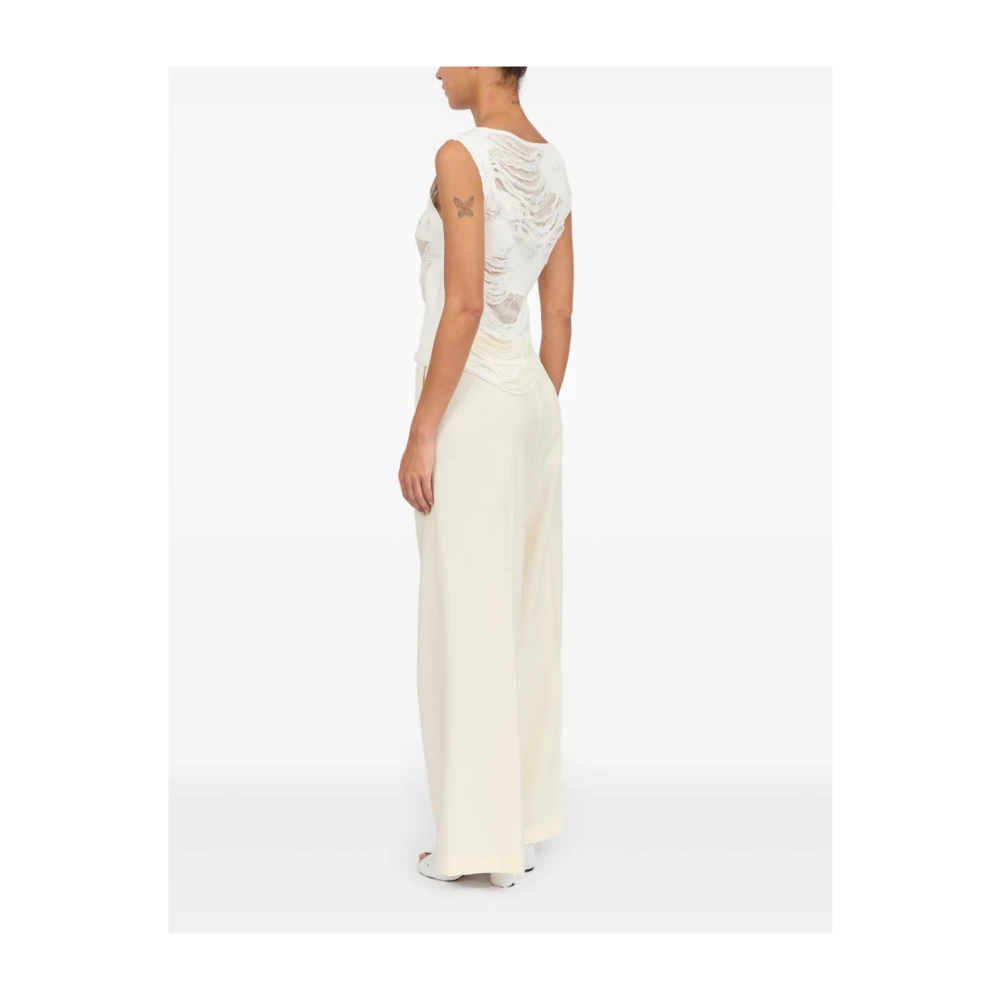 MM6 Maison Margiela Witte Top voor Vrouwen White Dames