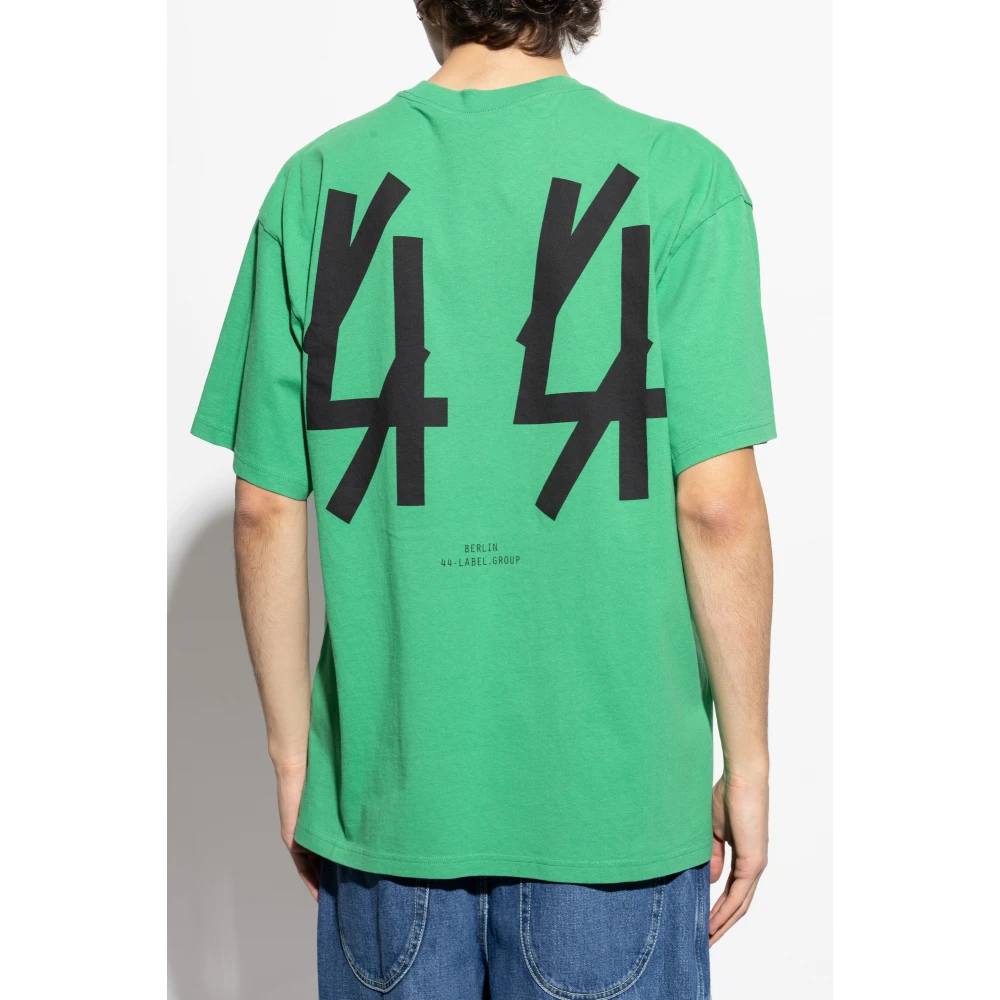 44 Label Group Bedrukt T-shirt Green Heren