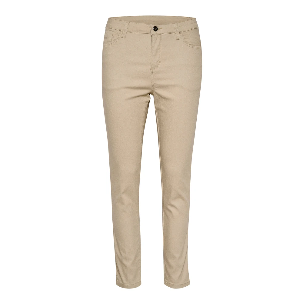Kaffe Damen Beige Jeans Elina - Bild 3