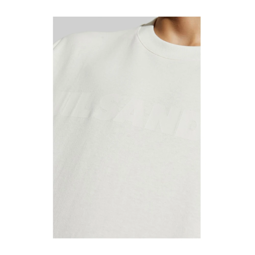 Jil Sander Heren T-Shirts & Polos Bianco Ss25 White Heren