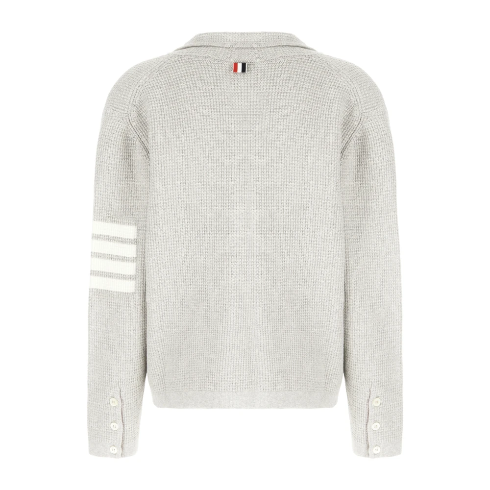 Thom Browne Stijlvolle Jassen & Vesten Collectie Gray Heren
