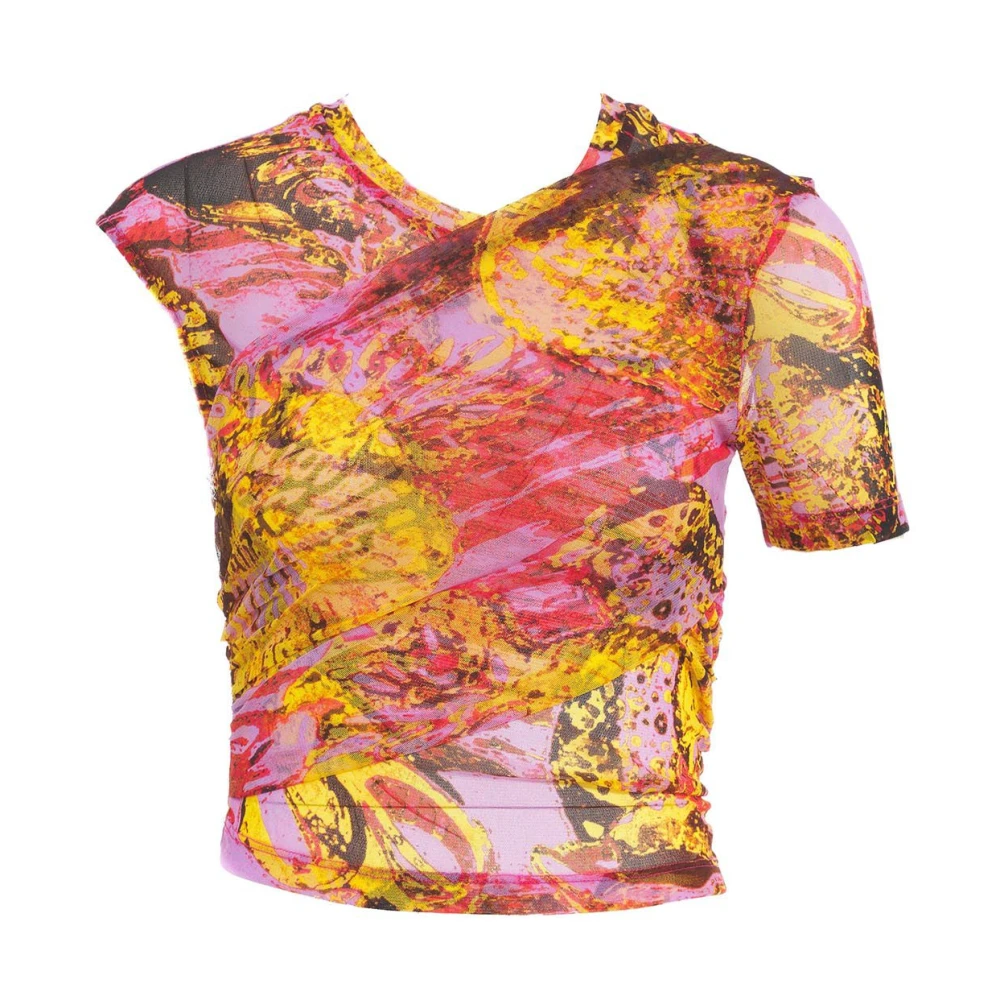 Pinko Roze Ss24 Dames T-shirt Multicolor Dames