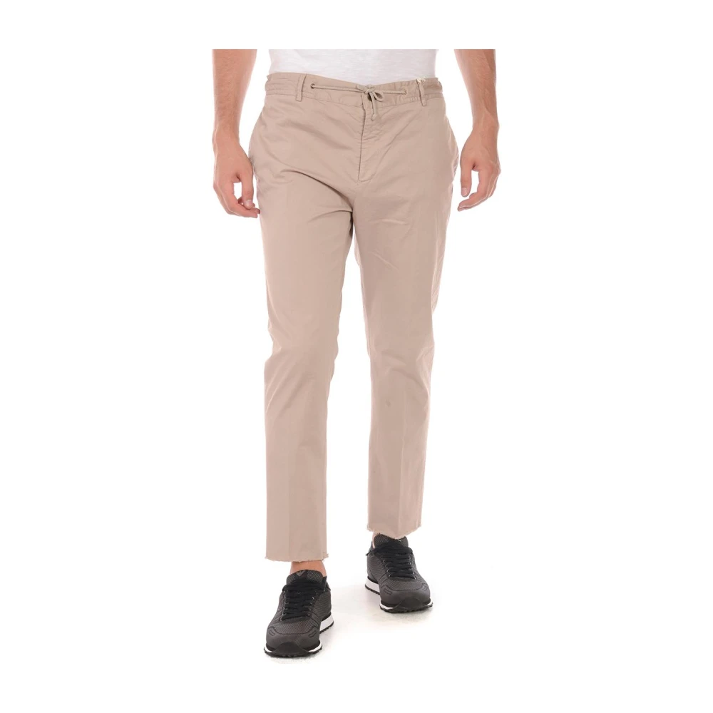 Daniele Alessandrini Men's Beige Jeans Trouser - Chinos - S - Trousers