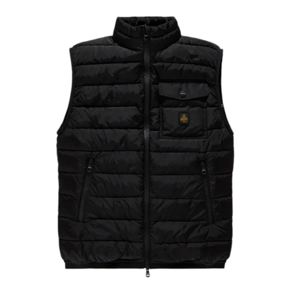 RefrigiWear Zwarte Heren Vest met Voorzak Black Heren