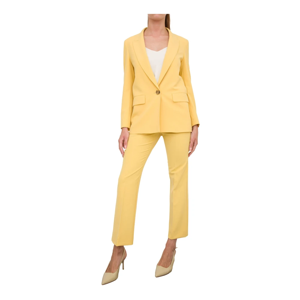 Marella Stijlvolle Jas voor Vrouwen Yellow Dames
