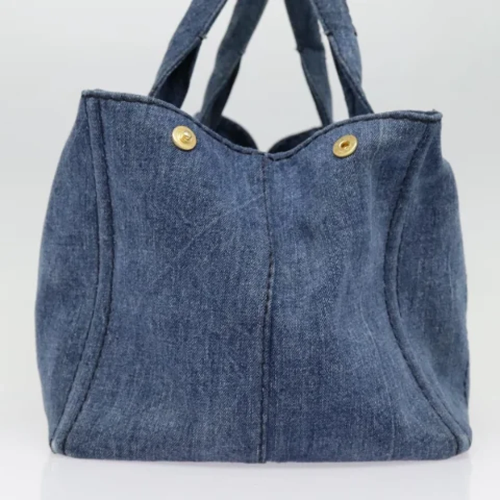 Prada Vintage Pre-owned Fabric prada-bags Blue Dames