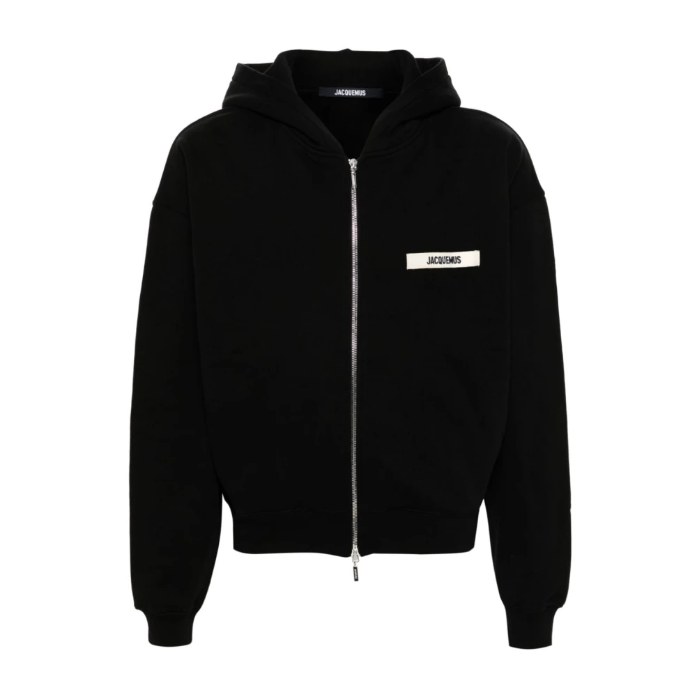 Jacquemus Zwarte Hoodie Black Heren