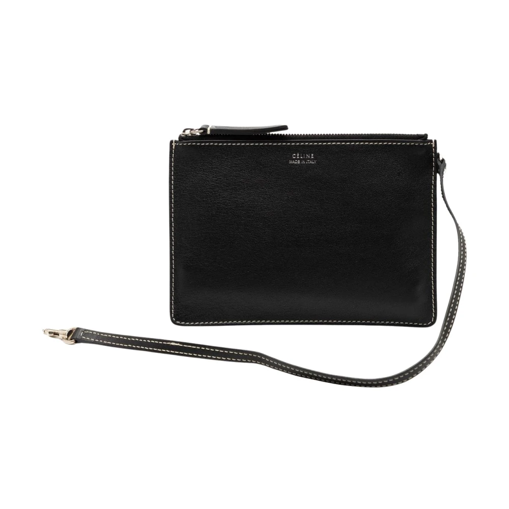 Celine Vintage Donna Nero Pre-Owned, Taglia Unica, Used,