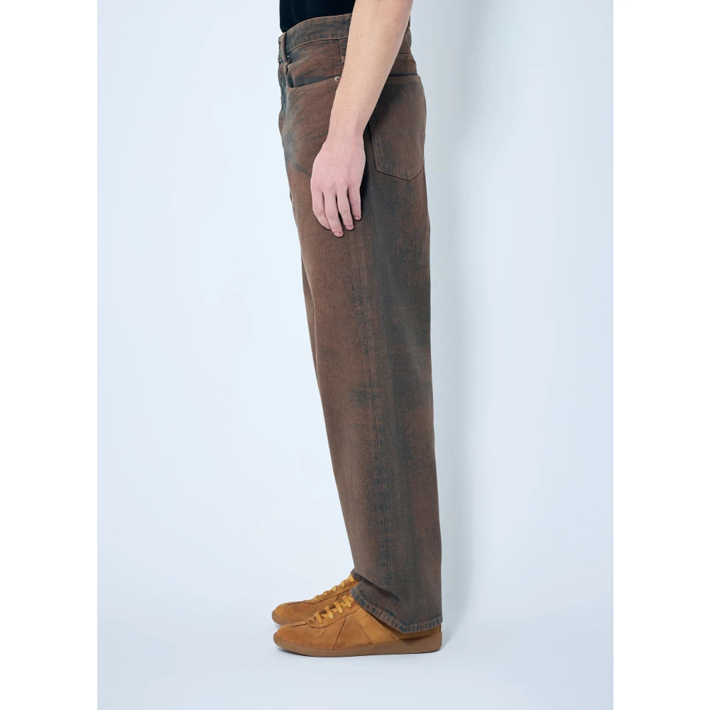 Diesel D-Macro S3 Geverfde Finish Jeans Brown Heren
