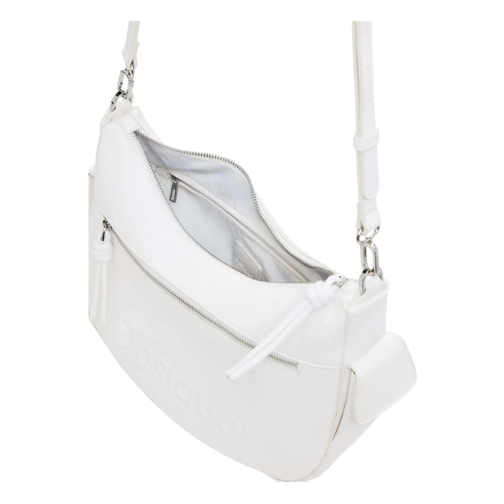Desigual Lente Zomer Dames Middelgrote Tas Collectie White Dames