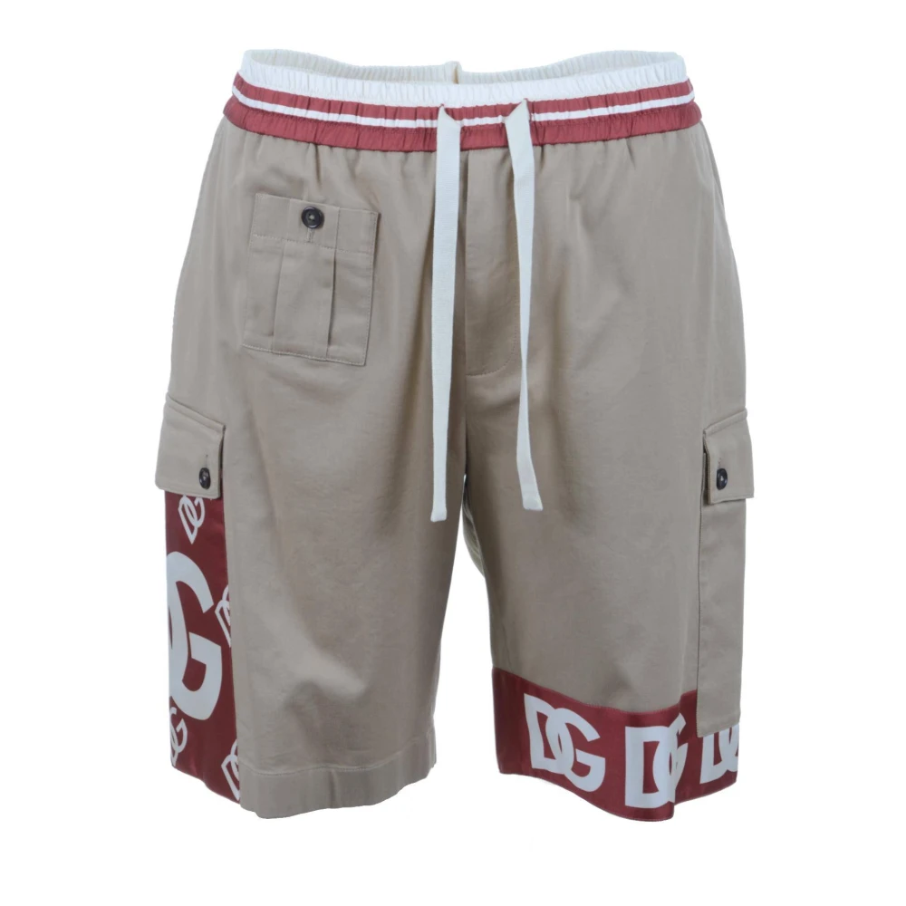 Dolce & Gabbana Cargo Bermuda Shorts voor mannen Brown Heren